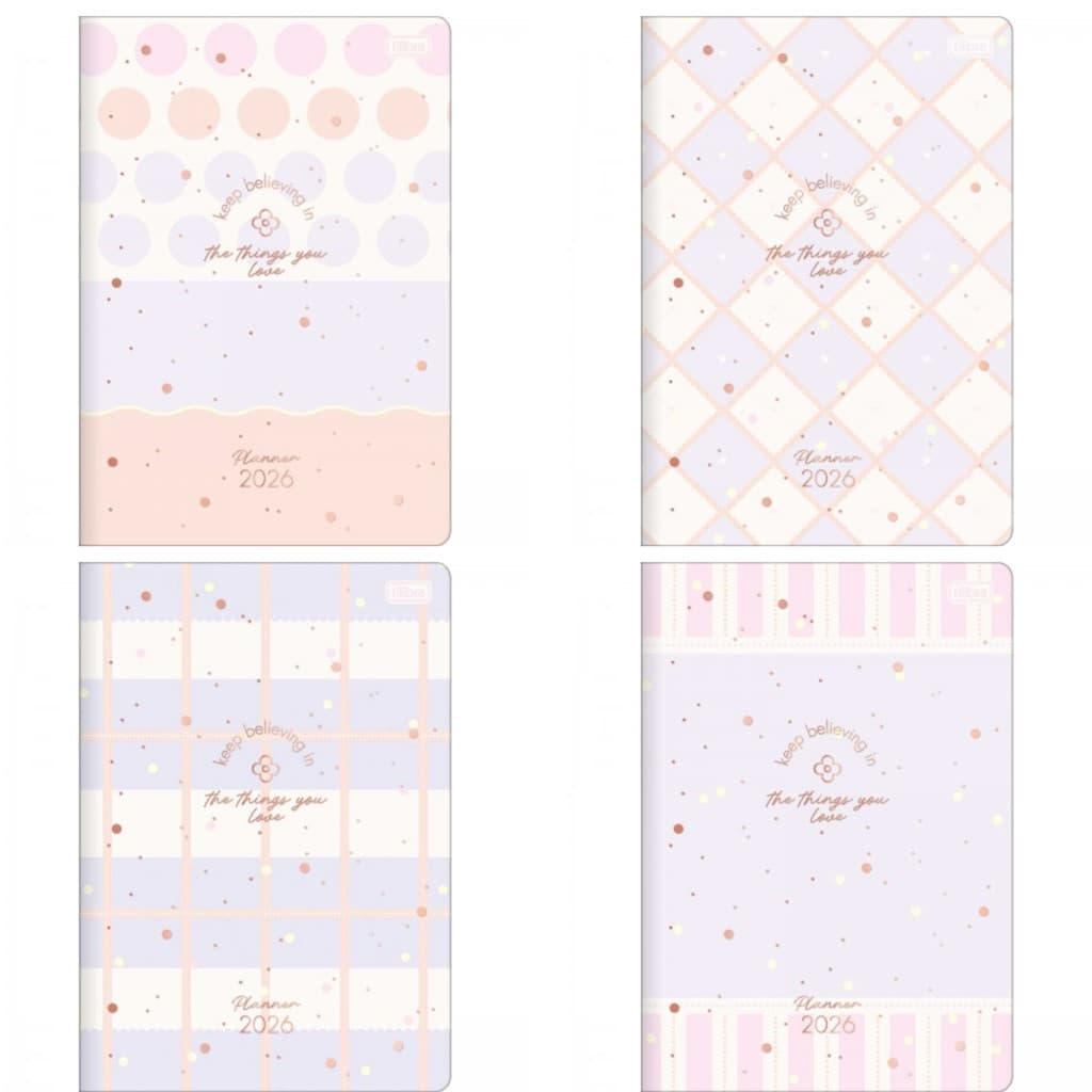 Agenda Planner Grampeado  Soho 2026 Tilibra