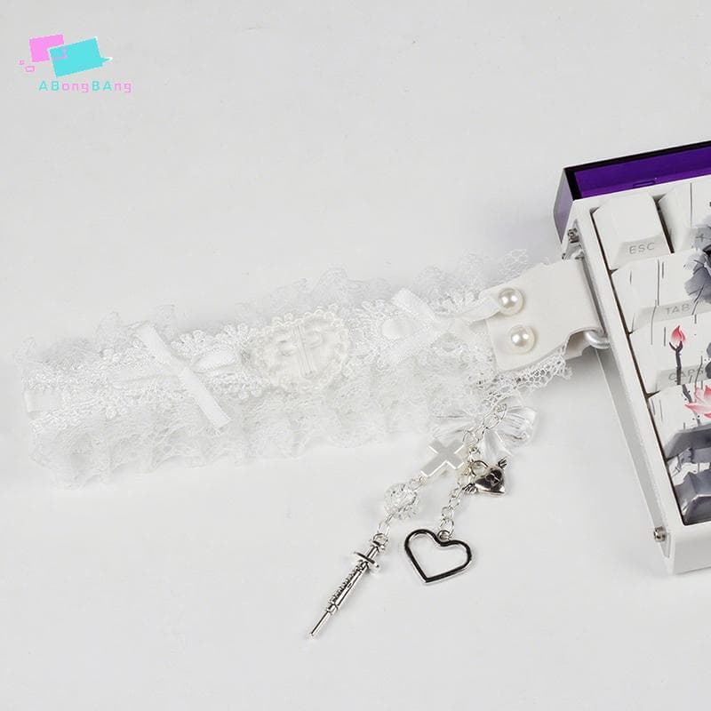 Abongbanghn Fita De Renda Para Teclado Mecânico , Alça Universal Personalizada , Acessórios De Decoração