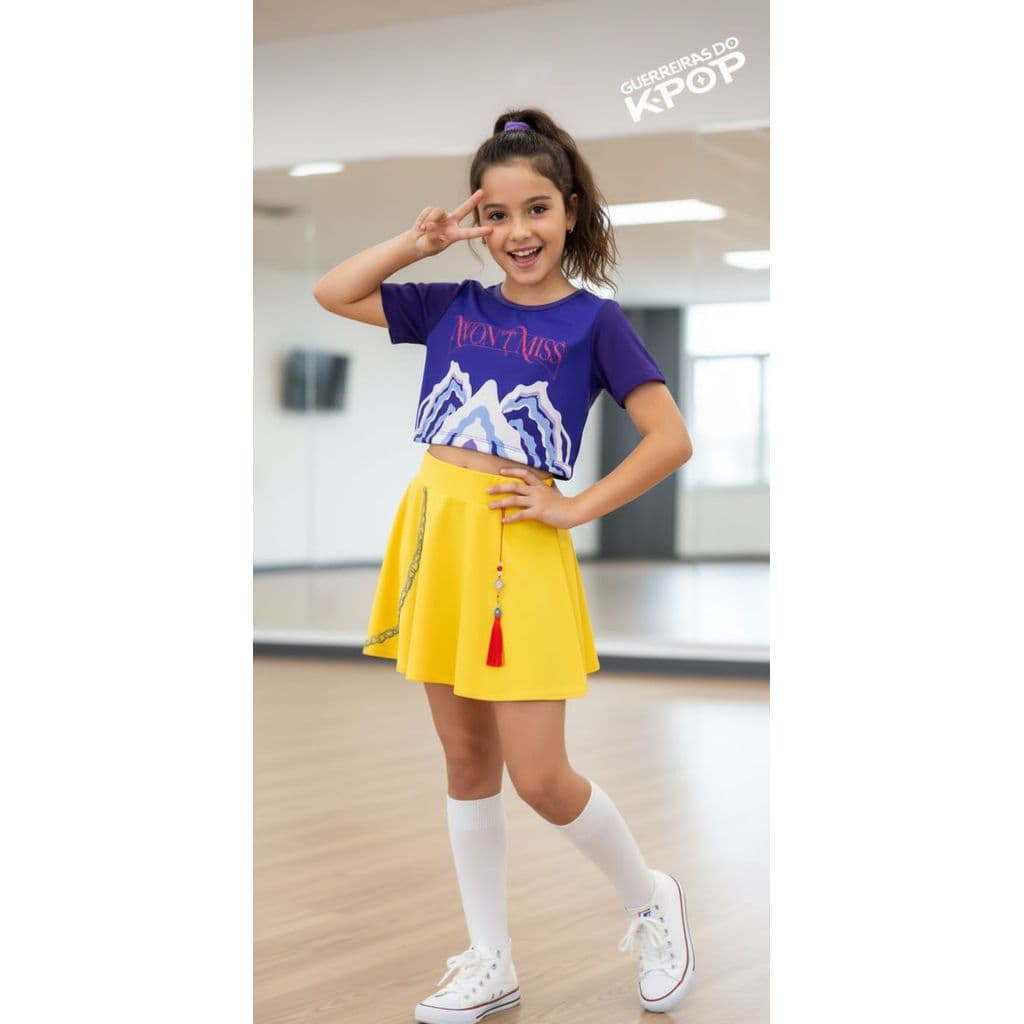 Fantasia Guerreira do K-POP Mira Huntrix Infantil Feminino