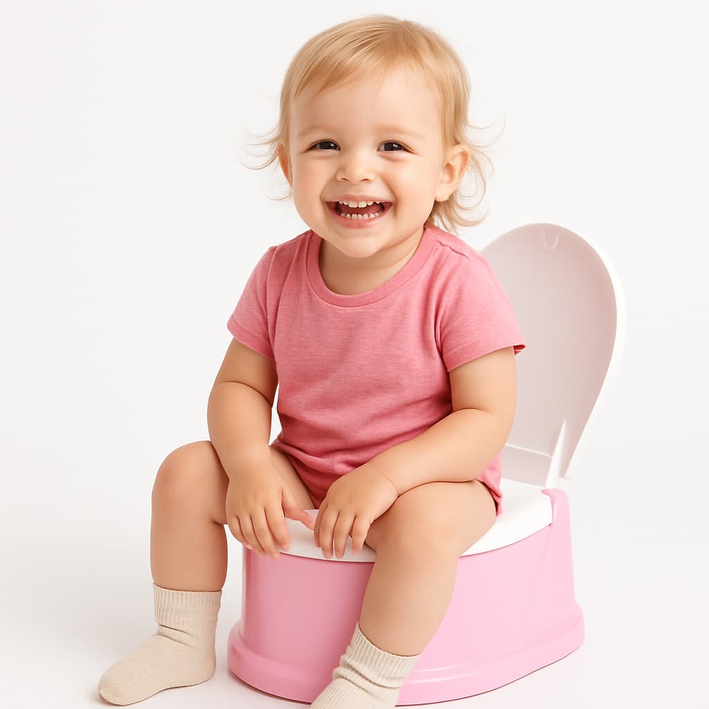 Troninho Infantil com Tampa Assento Sanitário Educativo Penico para Neném Criança Aprender