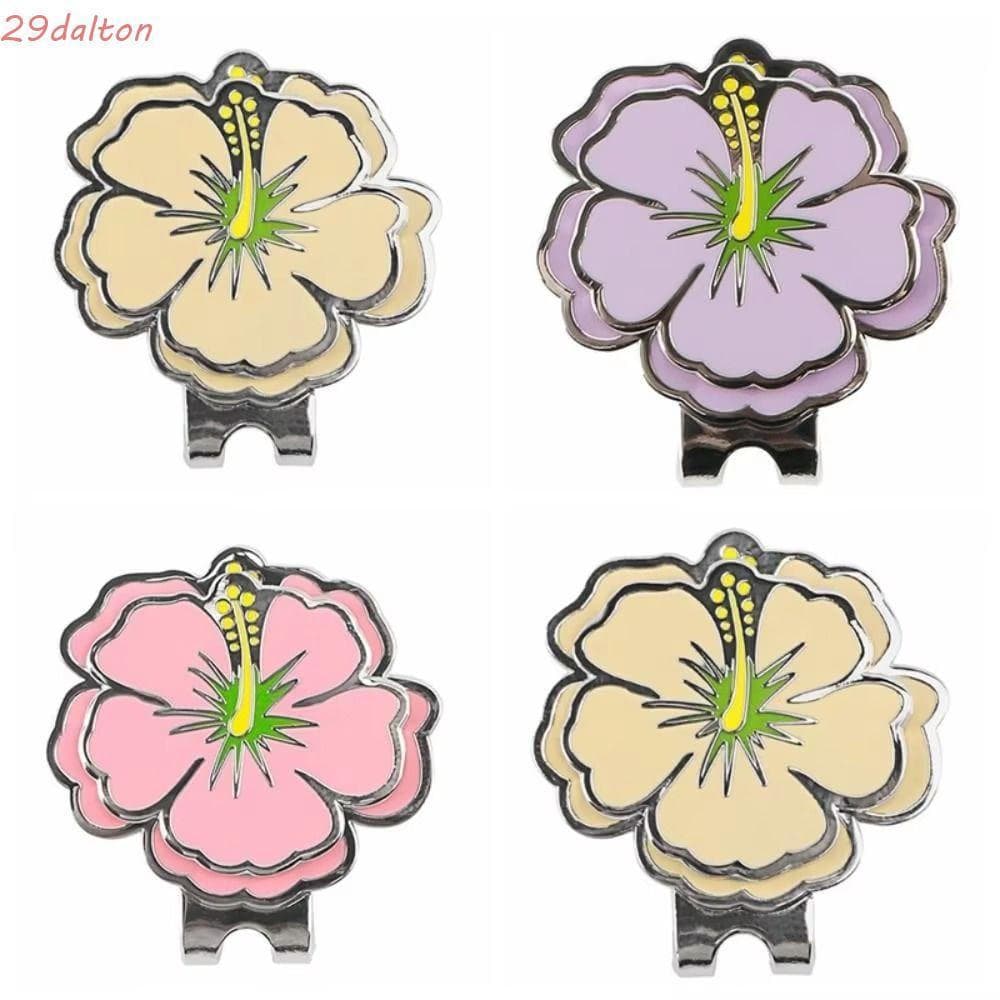 Marca De Bola De Golfe DALTON , Clipe De Boné De Metal Durável Em Forma De Flor , Esportivo Dois Estilos Posição Marcado