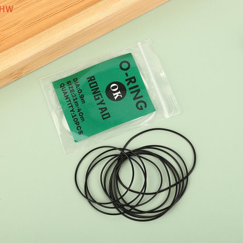 1 Pacote 0.5/0.6/0.7/0.8/0.9mm Relógio O-Ring De Borracha À Prova Dwaterproof Água Capa Traseira Juntas Anel Reparação F