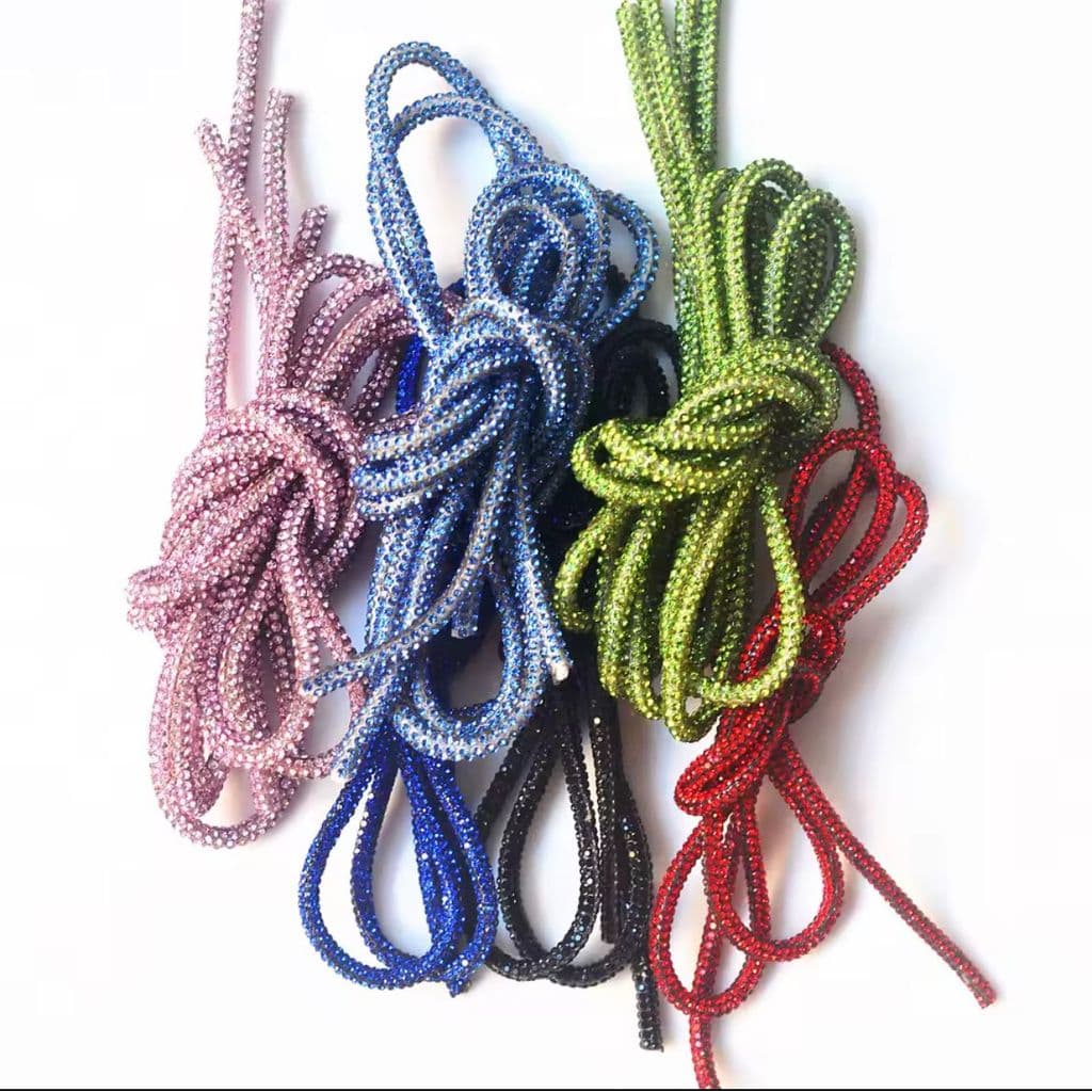 1 Metro Cordão Strass para Cadarço Alça Cinto Colar