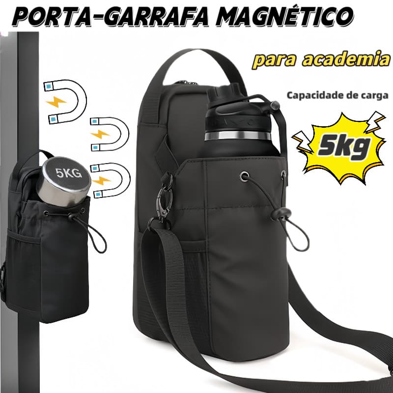 Porta Garrafa Magnetico Impermeavel 40oz Para Academia Treino Outdoor Multifuncional