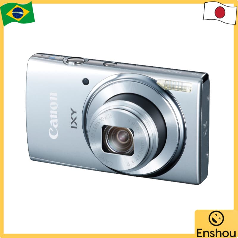 [USED]Do Jopão [USADO] Câmera digital Canon IXY 140 Óptica 10x Zoom Prata IXY140 (SL)