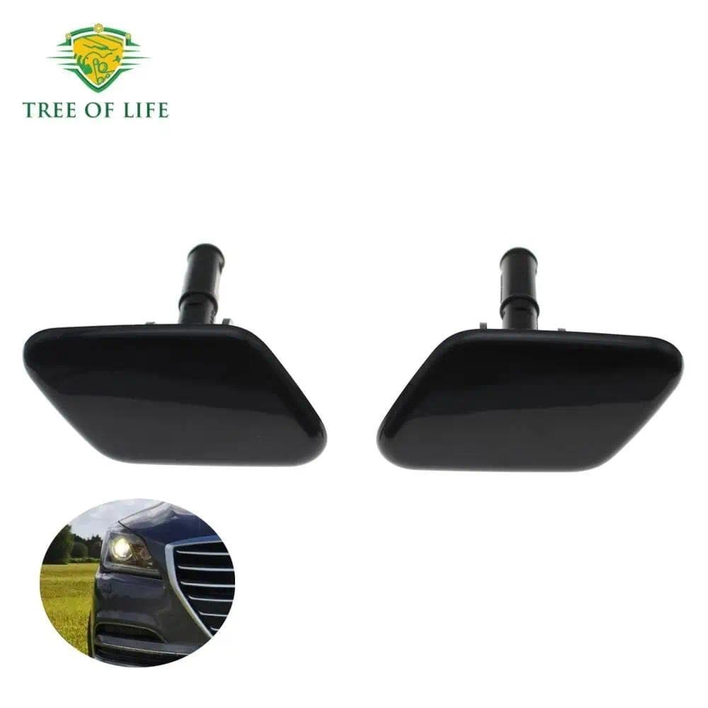 Para Hyundai Genesis ROHENS 2012-2014 Direita Esquerda Amortecedor Dianteiro Farol Arruela Bocal Capa Jet Cap 986903M500