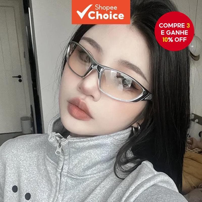 Óculos De Sol Y2K Da Moda | Estilo Retro Futurista Tons Chiques De Última Geração Para Aparências