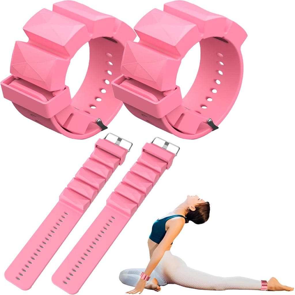 Pesos de silicone ajustáveis ​​para pulso/tornozelo - Treinamento de força para academia, dança e outros esportes
