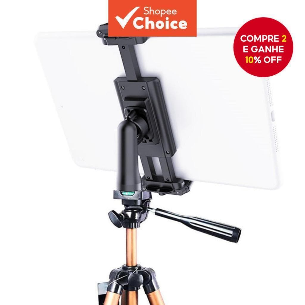 Montagem de Tripé para Celulares e Tablets, Gravação de Vídeo, Lapso de Tempo e Transmissão Ao Vivo
