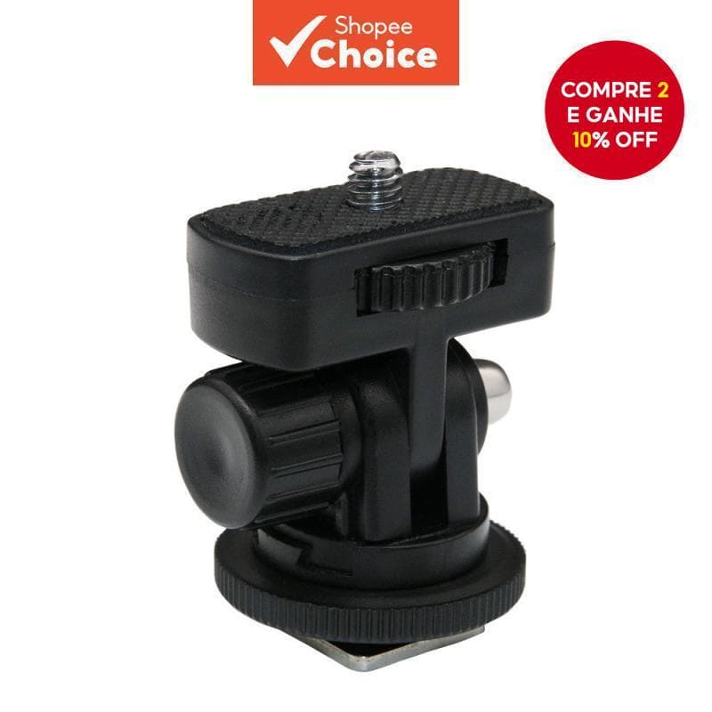 1/4 " Parafuso Adaptador De Sapata Fria Montagem De Monitor De Braço Mágico Para Luz De Vídeo DSLR SLR Câmera Gaiola Tri