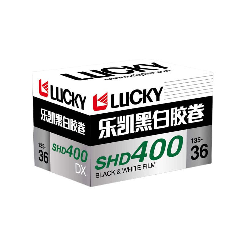 [Film Lab] Lucky 400 Filme Preto E Branco 135 / 36 EXP D-76 CDA05