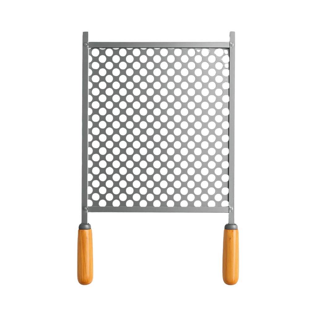 Grelha de Aço Para Churrasco 33x37 Tela Moeda Churrasqueira Tradicional