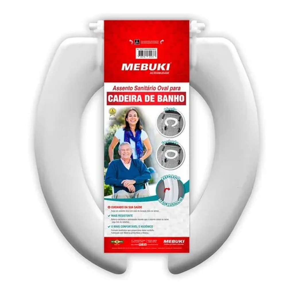 Assento Sanitário Aberto P/ Cadeira De Banho Mebuki Original