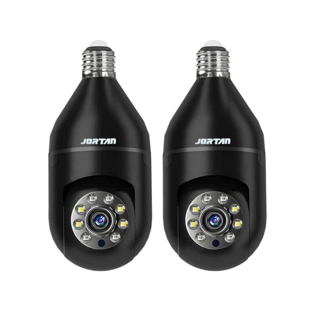 Kit 2 Câmera de segurança a Prova D'água sem fio gira 360 com app Yousee full HD visão notturna