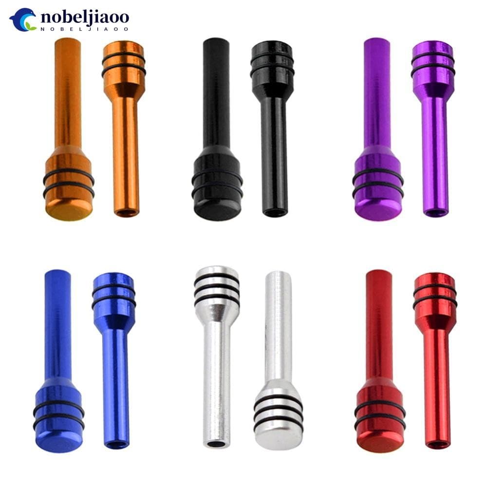 NOBELJIAOO 2 Peças Pinos Universais De Fechadura De Porta De Segurança Do Carro Botão De Status De Elevação Interior Lig