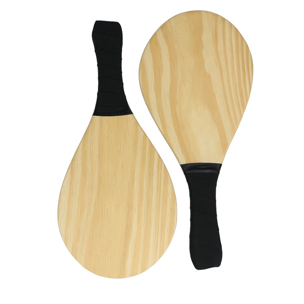 Raquete de Madeira Frescobol Tênis de Praia Esportes Lazer