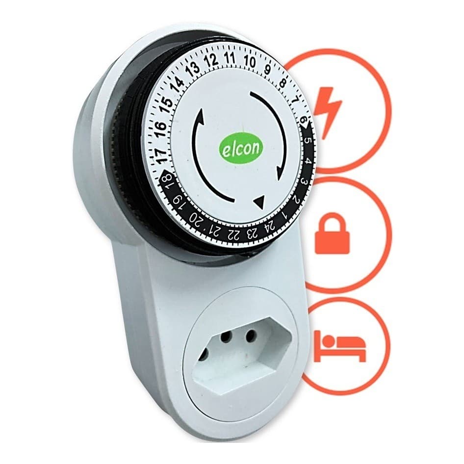 Timer Analógico Programador de Tempo para Bombas de Piscinas Automático