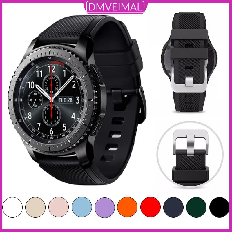 Pulseira 22mm 20mm De Silicone Para Relógios Smartwatch Samsung Galaxy Watch/Amazfit/Garmin/Huawei GT/Redmi/Xiaomi/Aolon