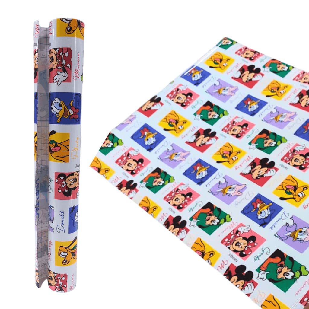 PLASTICO ADESIVO MICKEY AND FRIENDS 45CMX2M VMP