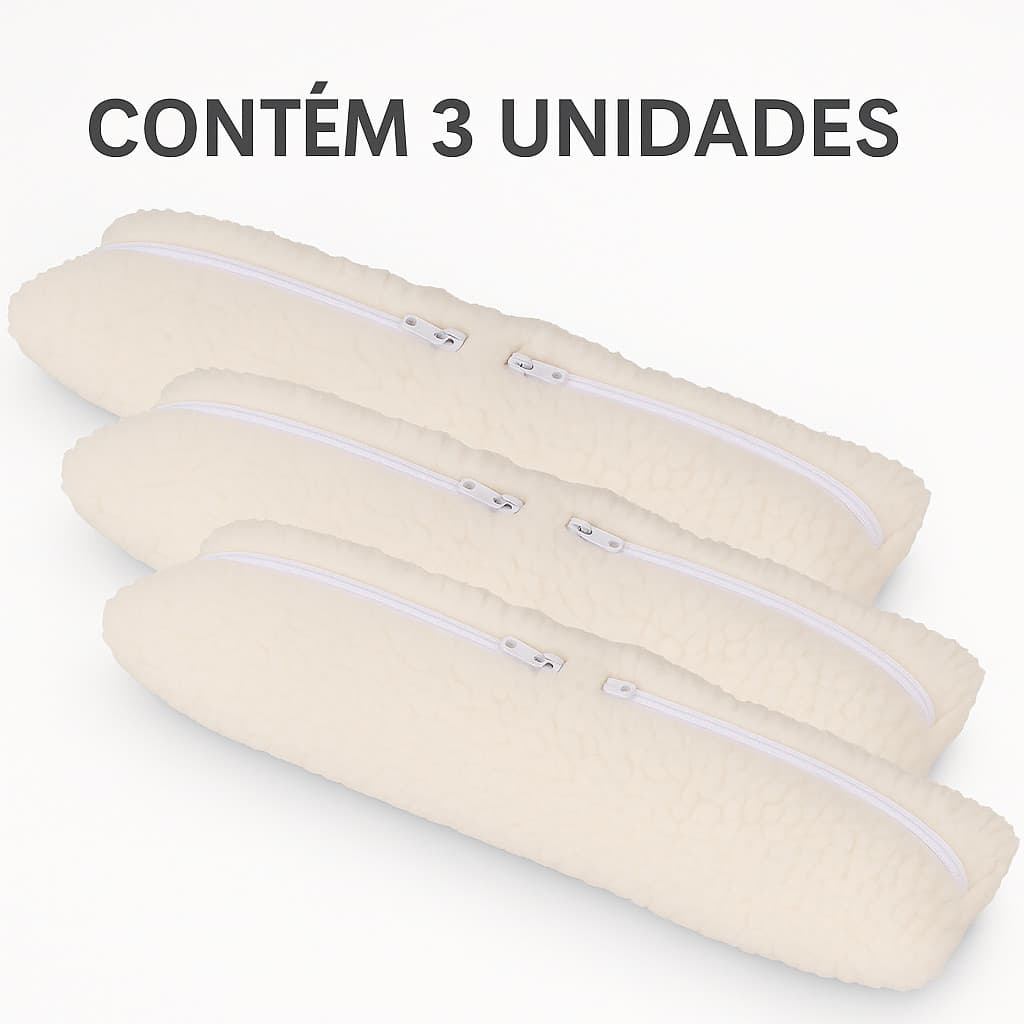 Kit Econômico 3 Refis de Lã para Rodo Limpeza Prática