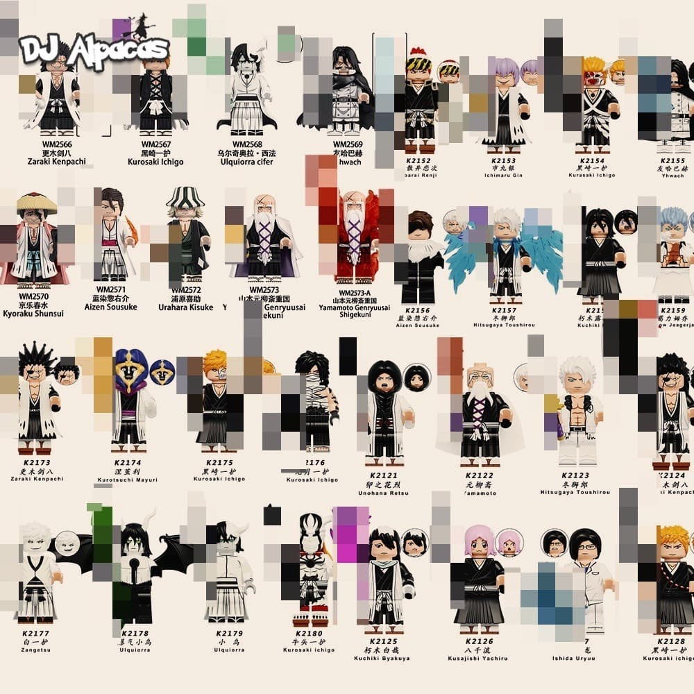 Blocos De Construção Figuras Brinquedo colecao de personagens WM2566 WM2567 WM2570 WM2572