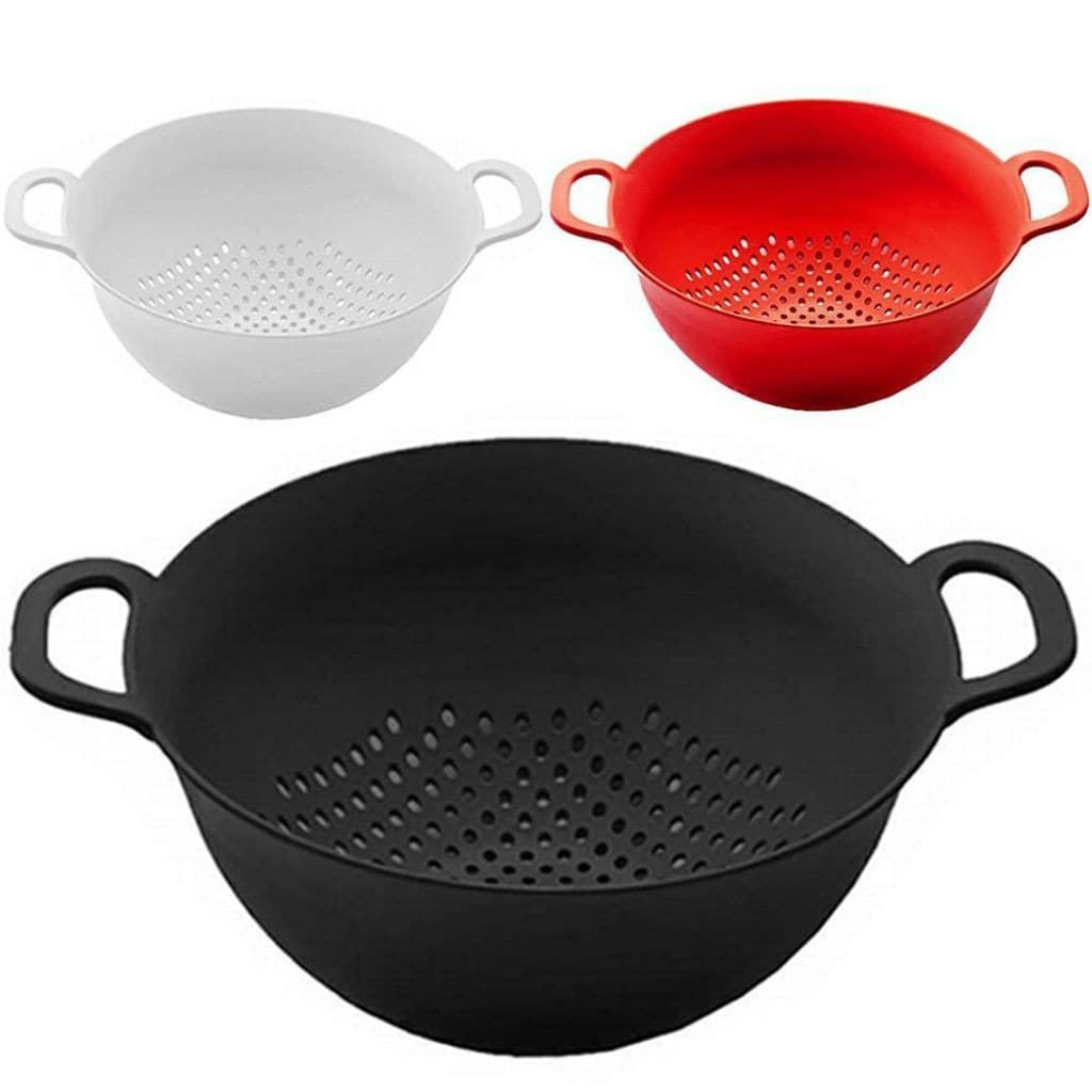 Lava Tudo / Escorredor de Arroz - Macarrão - Legumes - Saladas - Plástico - Cores Sortidas.