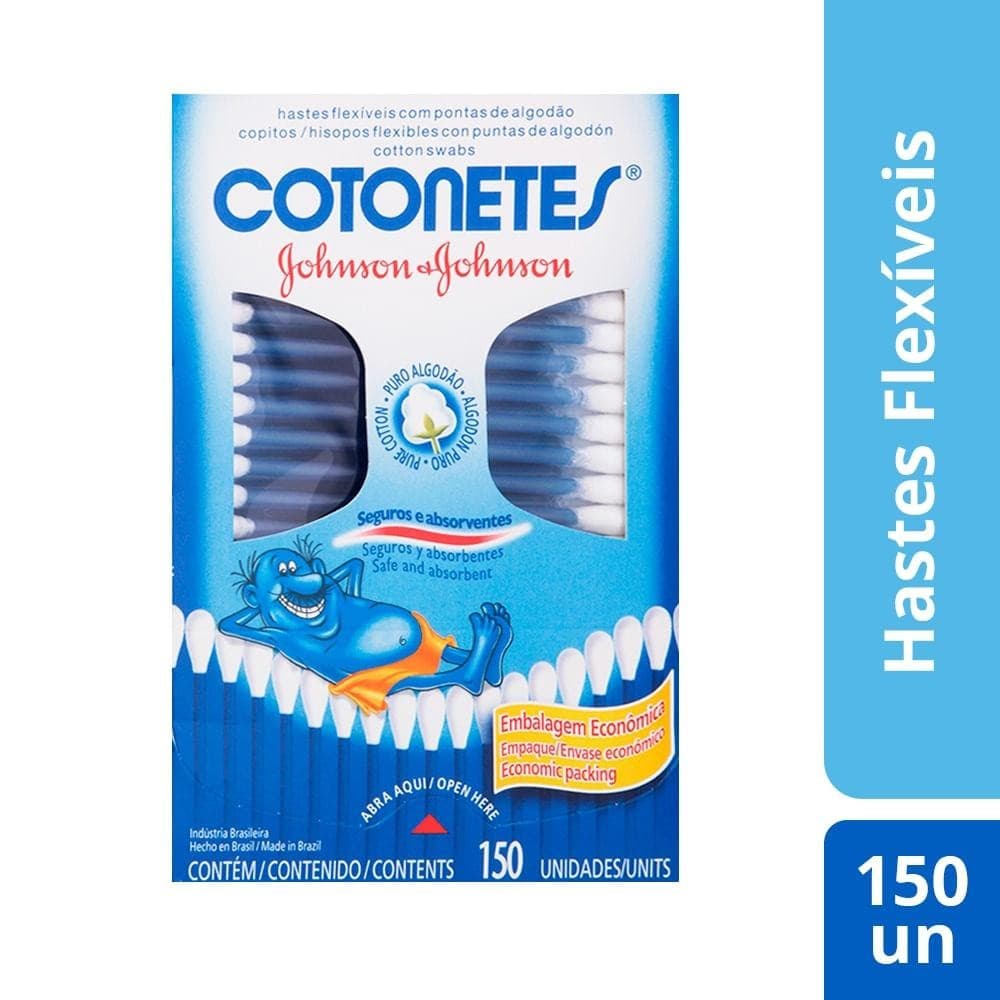 Hastes Flexíveis Cotonetes 150un