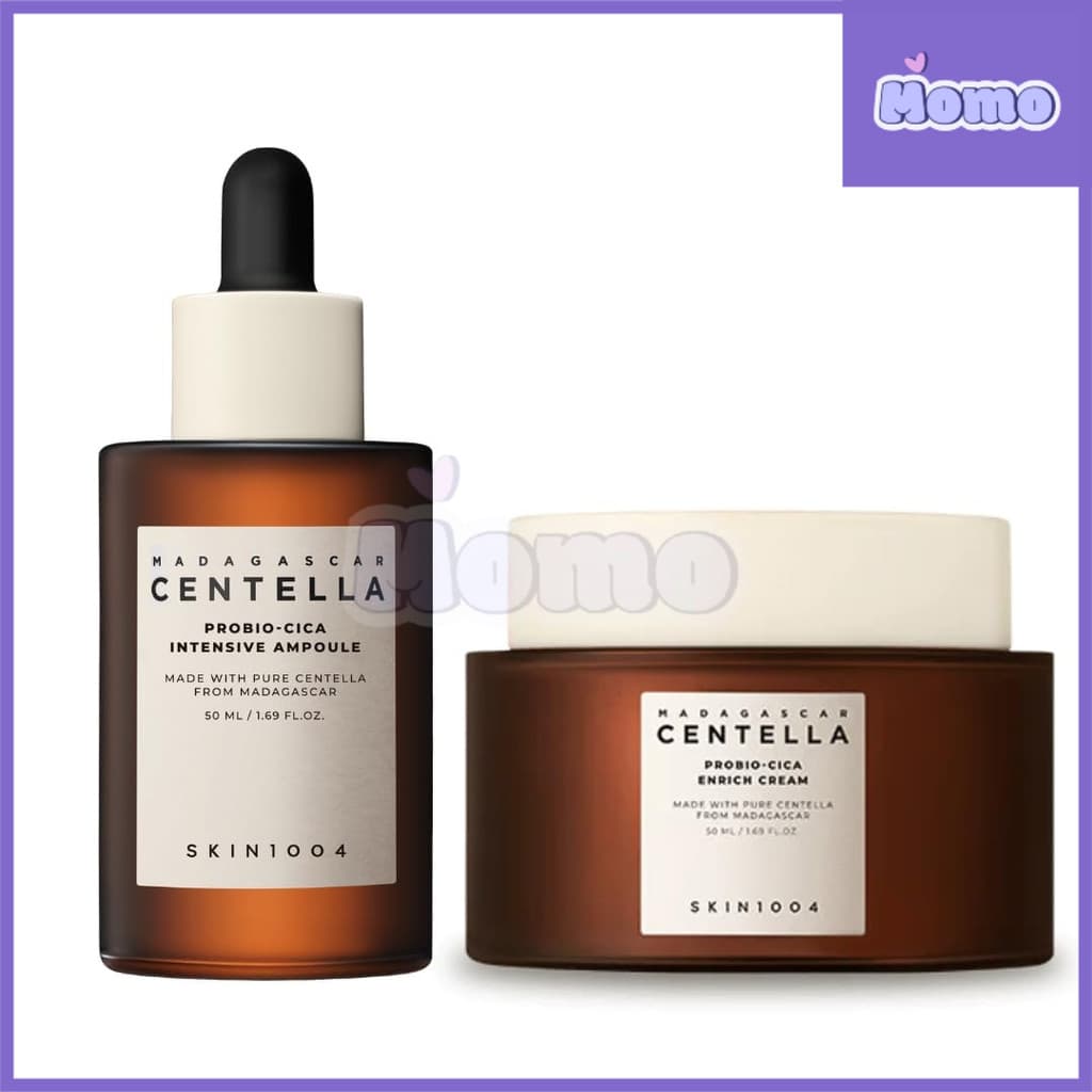 skin1004 madagascar centella probio-cica Ampola Intensiva 95ml madagascar centella probio-cica Creme Enriquecido 50ml