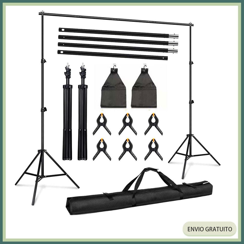 Suporte Fundo Infinito Profissional 2mx3m com Bolsa