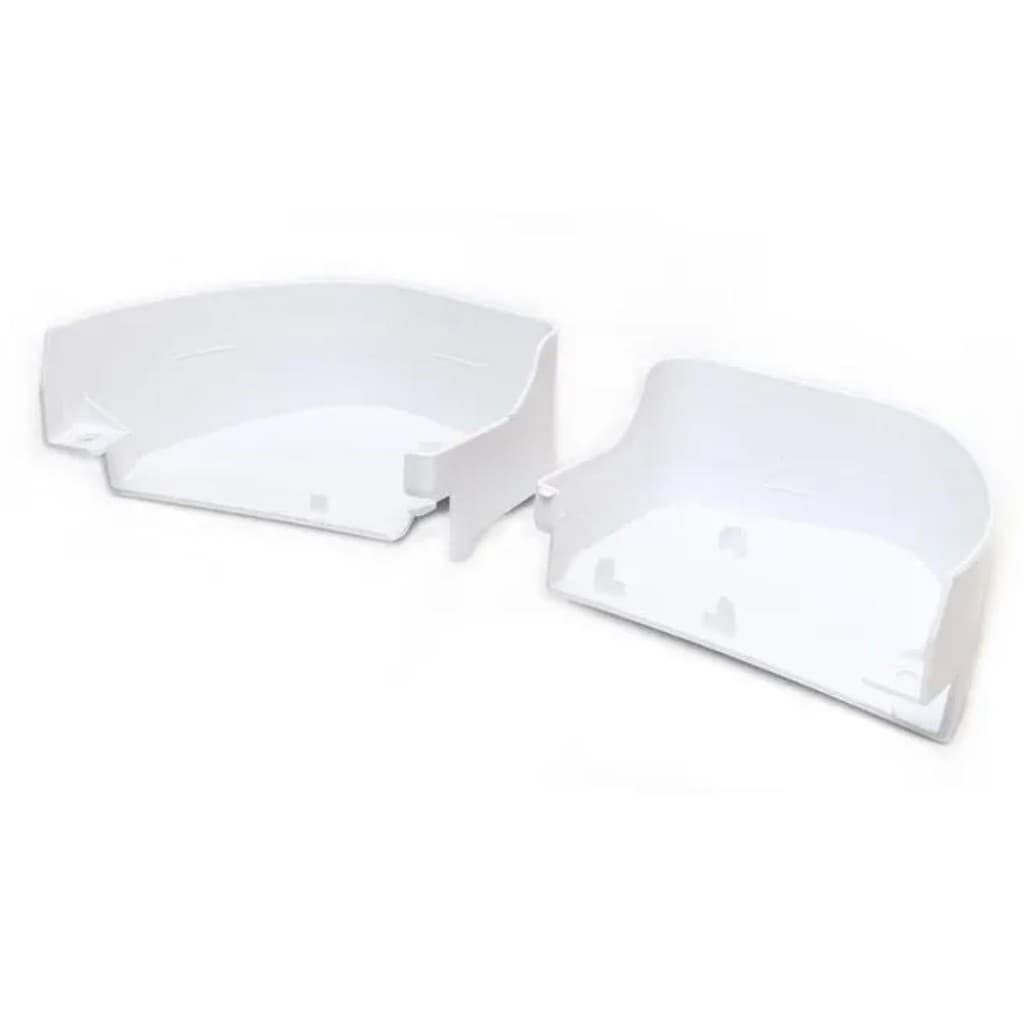 KIT 02 RODAPES REFRIGERADOR W10289734 BRASTEMP