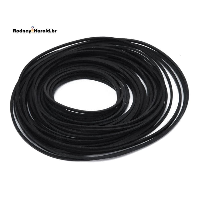 50 Peças Correias Universais Para Máquina De Fita Cassete Mix Sortidas Correia De Borracha Plana Comum Gravadores CD DVD