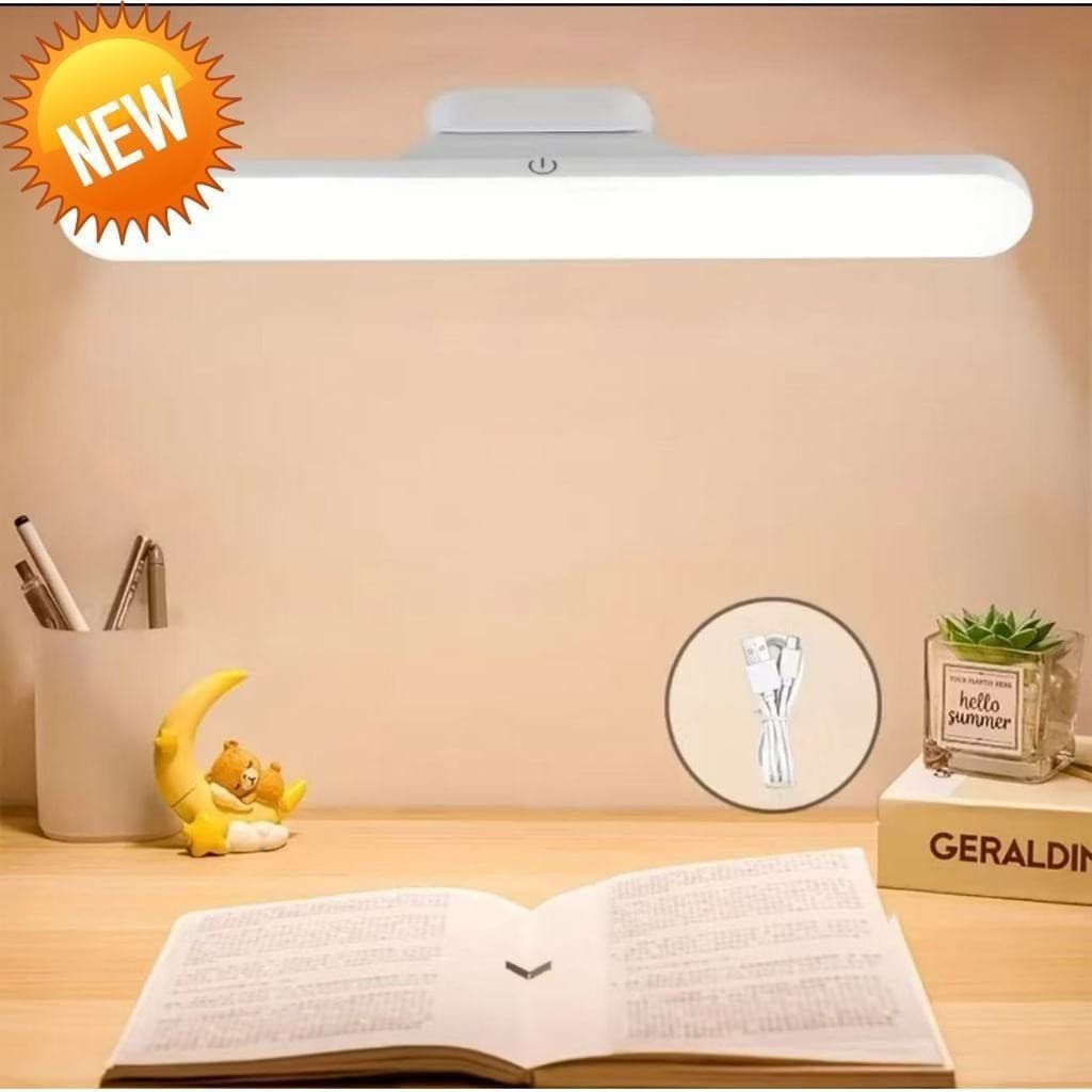 De Led Sobrepor Luminária Bastão Recarregável Sem Fio Com Suporte Magnético E Touch 3 cores com Controle Remoto