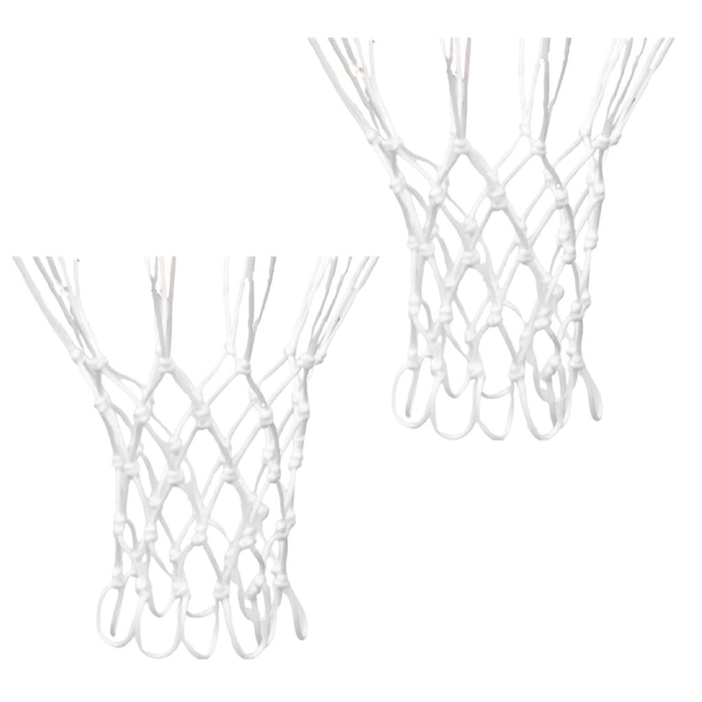 2 Redes Aro Cesta de Basquete Fio 4mm Seda Chuá Profissional Reforçada Uso Recreativo Resistente
