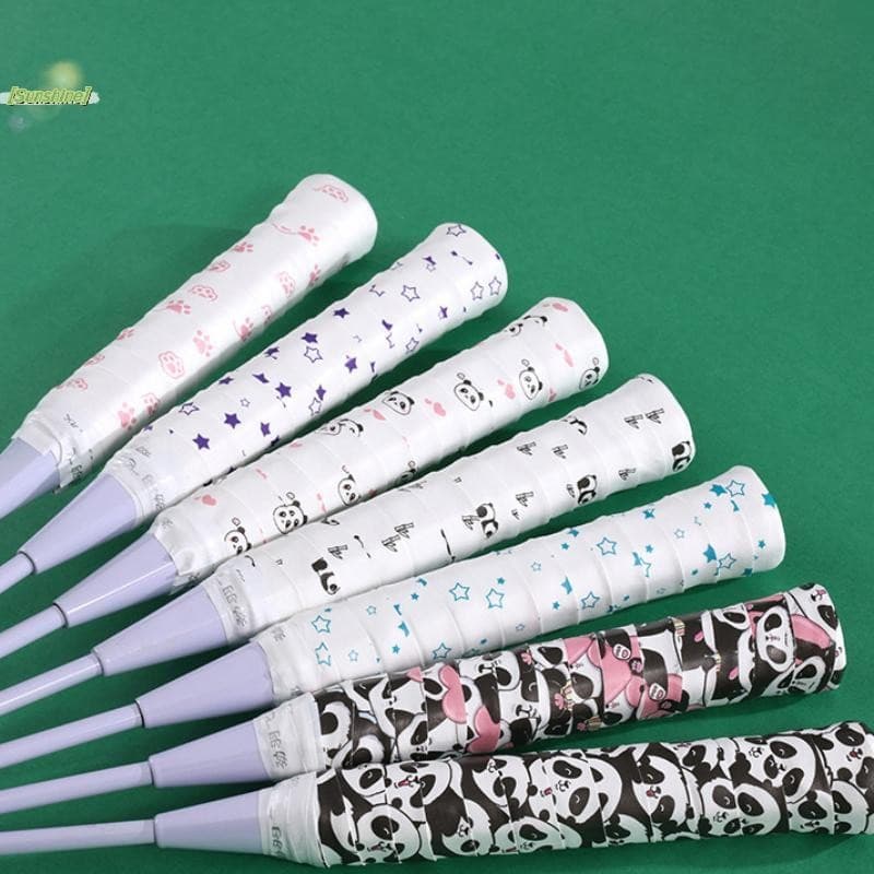 [] 1 Peça De Design De Desenho Animado Overgrip De Tênis À Prova De Choque Absorvente De Suor Fita Antiderrapante Para R