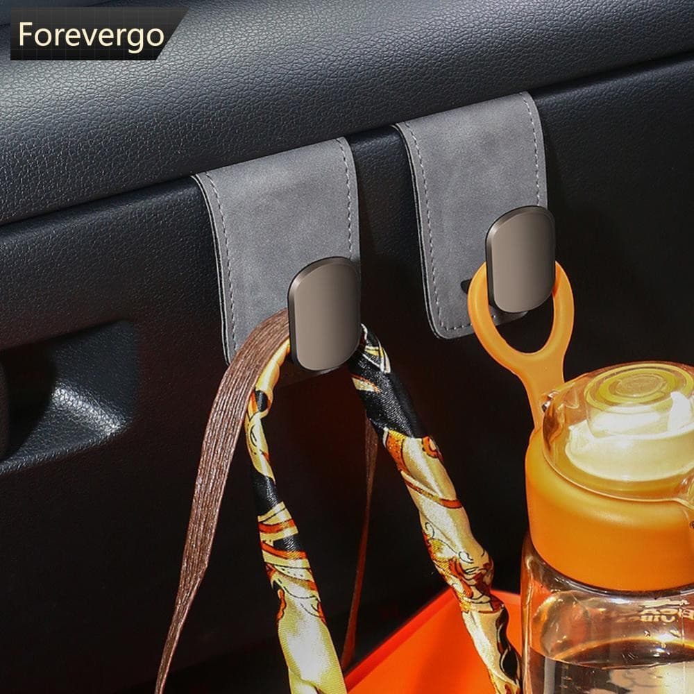 FOREVERGO Gancho Universal para Porta-Luvas de Carro, Suporte para Bolsa de Passageiro, Suporte para Chapéus, Rack de Ar