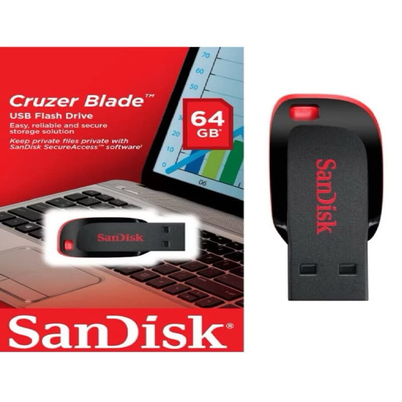 Pen Drives e OTGs USB 8GB 16GB 32GB 64GB 128GB Cruzer Lâmina 2.0 Flash Drive Memory Stick Pen Drive Envio Imediato