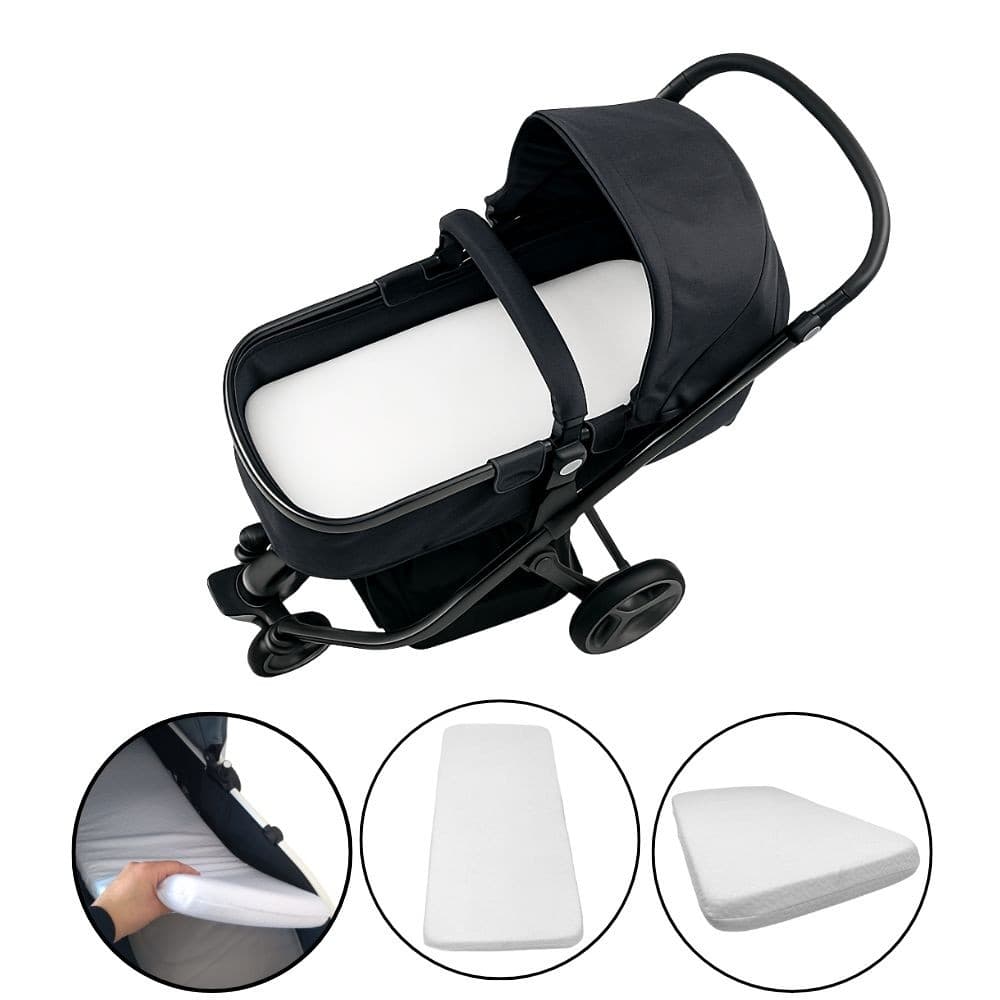 Colchão para Carrinho Moises Menino, Menina e Neutro Colchonete carrinho com fronha carrinho de bebe
