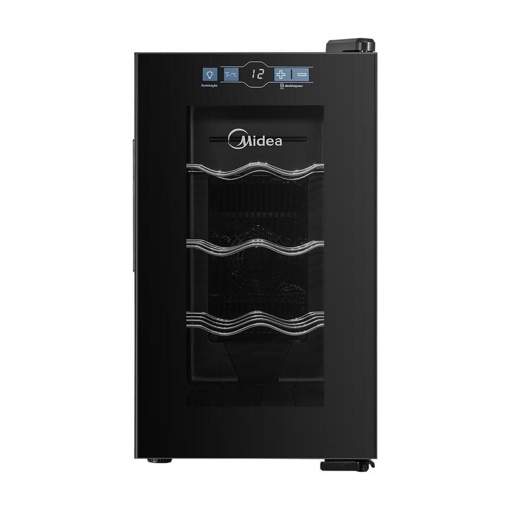 Adega Climatizada Midea 8 Garrafas MDRW053FGGGL3 Bivolt
