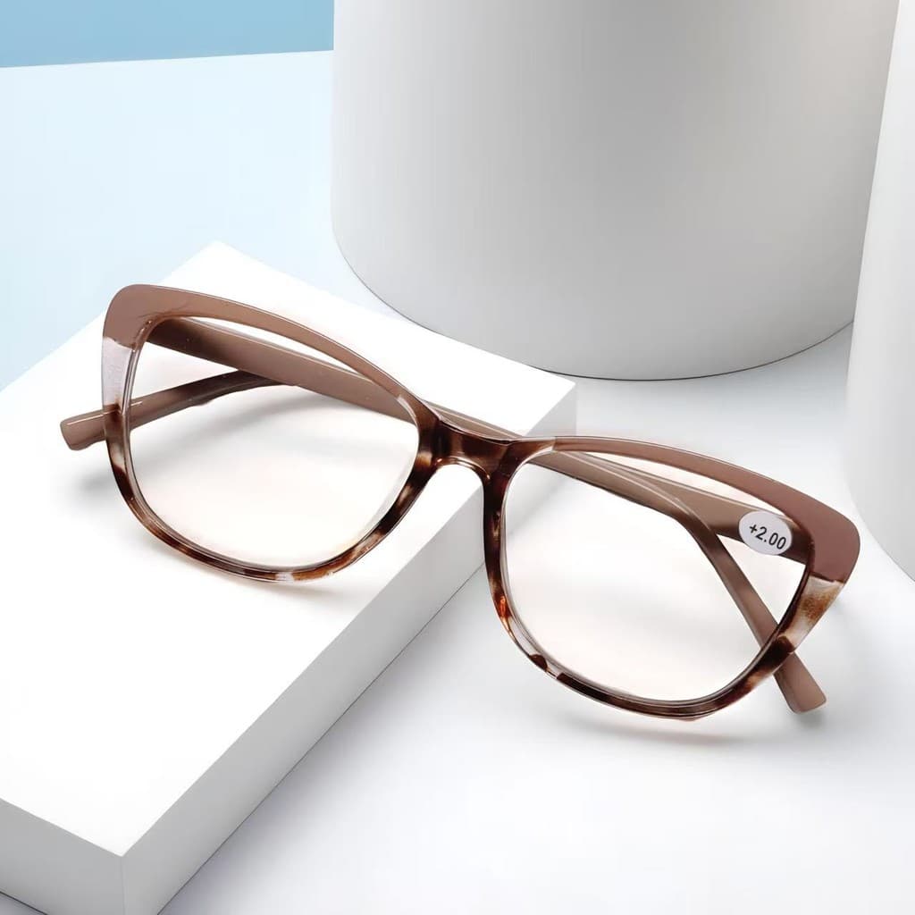 Óculos de Grau pra Leitura Perto Feminino Modelo Gatinho Sofisticado