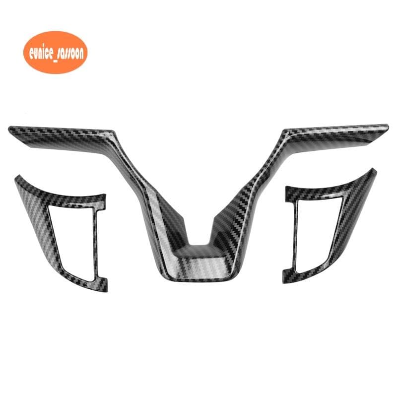 Fibra De Carbono Volante Decoração Capa Quadro Guarnição Para Rogue Sentra Kicks Folha Acessórios