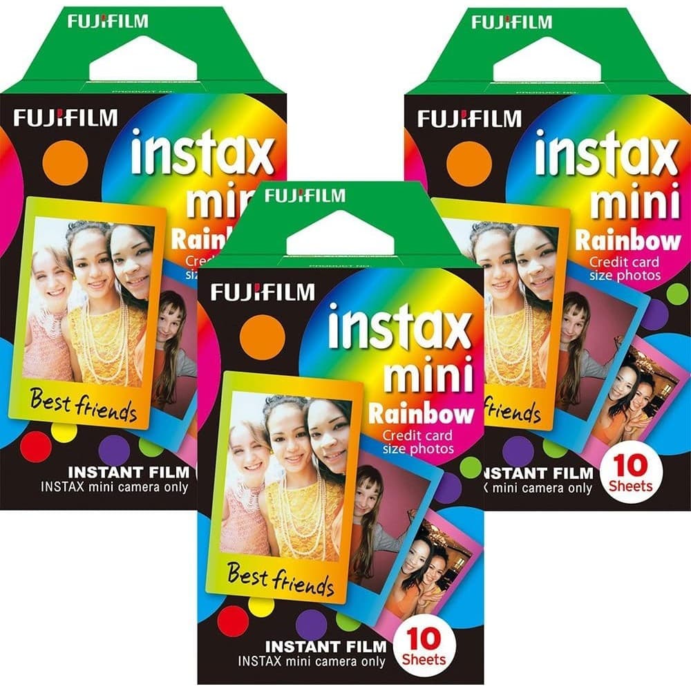Filme Instax Mini Rainbow com 30 Fotos - Fujifilm