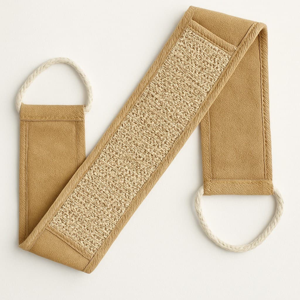 Esponja Corporal 67,5x8Cm Platina Esfoliante Macia Para Passar Na Pele E Espumante Para Banho P.HQ