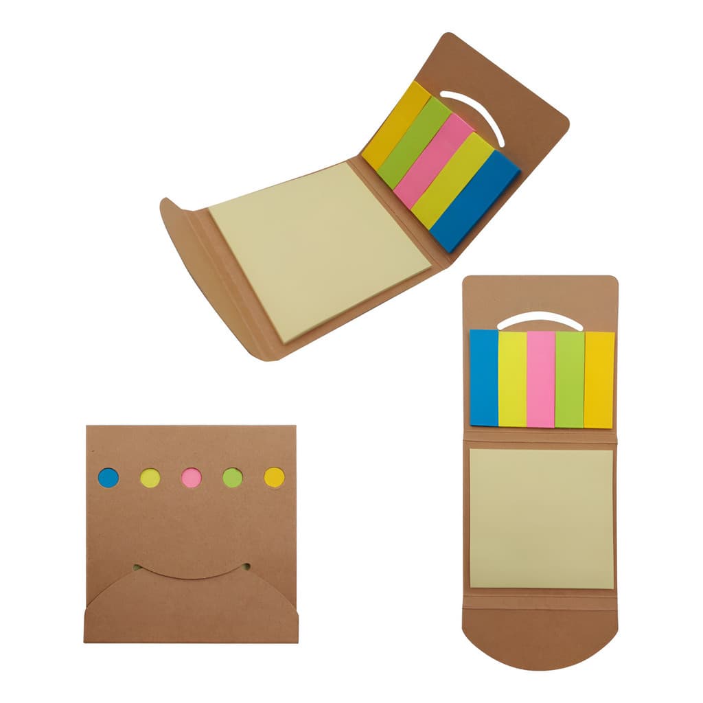 Kit 20 Blocos De Notas Com Notas  Fitas Autoadesivas Post It