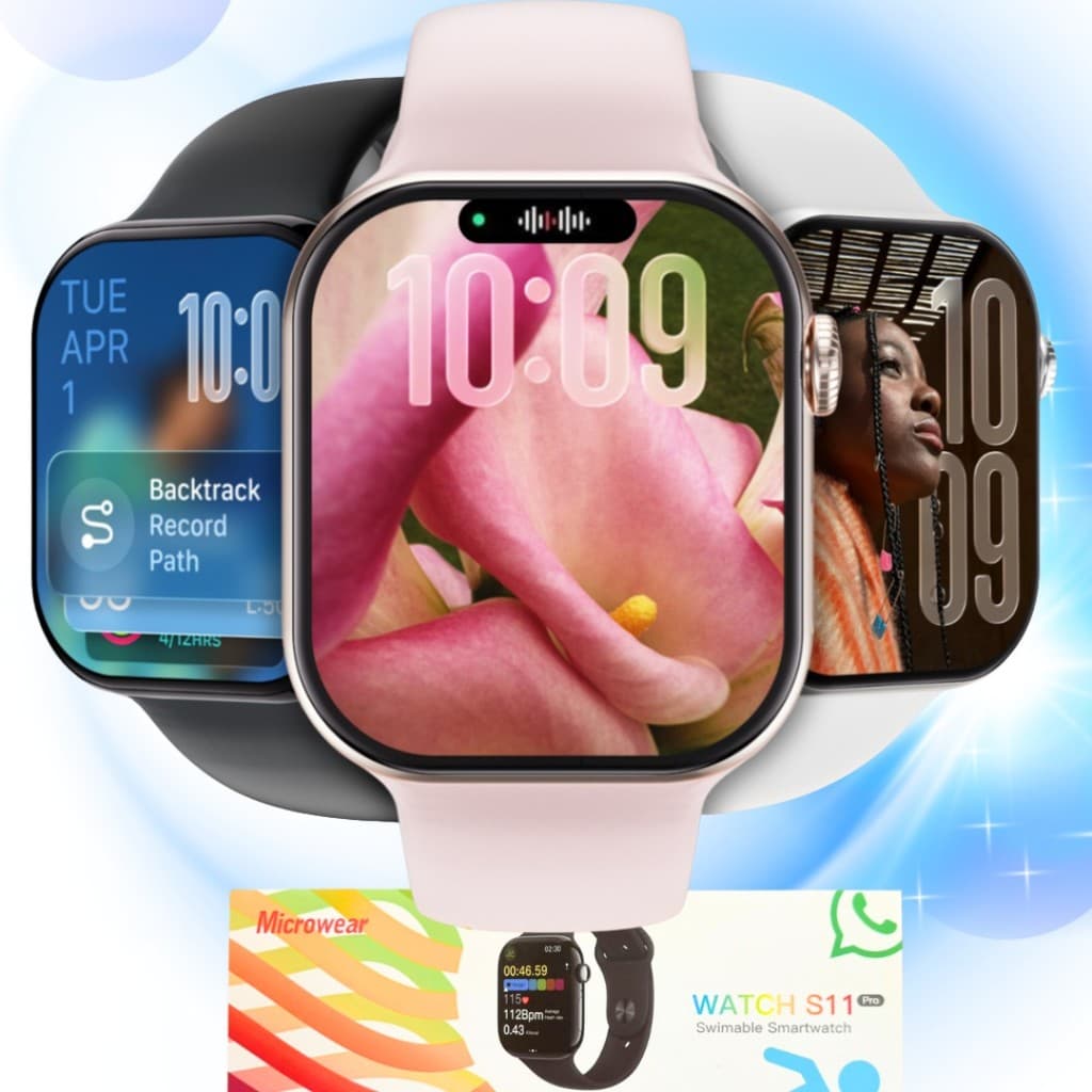 Relógio Smartwatch S11 PRO Microwear Serie11 47mm lancamento 2025 Tela AMOLED ChatGpt GPS Chamada
