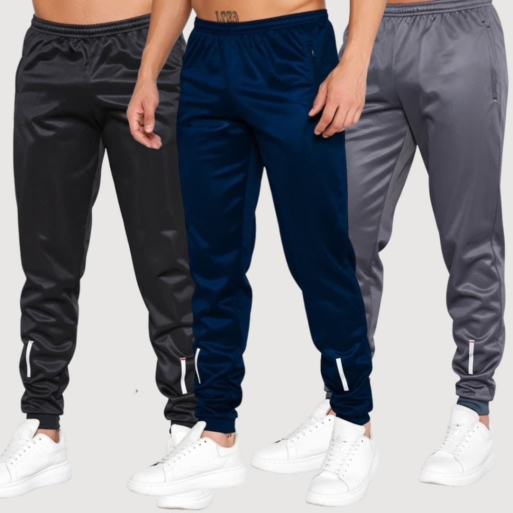 kit 3 ou 2 Calça Jogger Chimpa Adulto Masculina Flanelado Esportiva