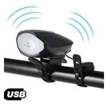 Lanterna Farol para Bicicleta com Buzinas A PILHA Liberação de estoque