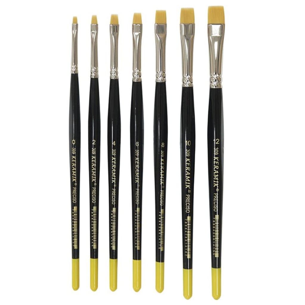 Pincel Chato Keramik Preciso Série 309