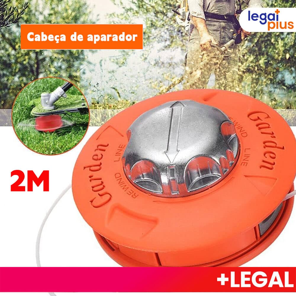 Carretel Automático Profissional Jump - Corte Afiado, Design Durável, Inclui 2m de Linha