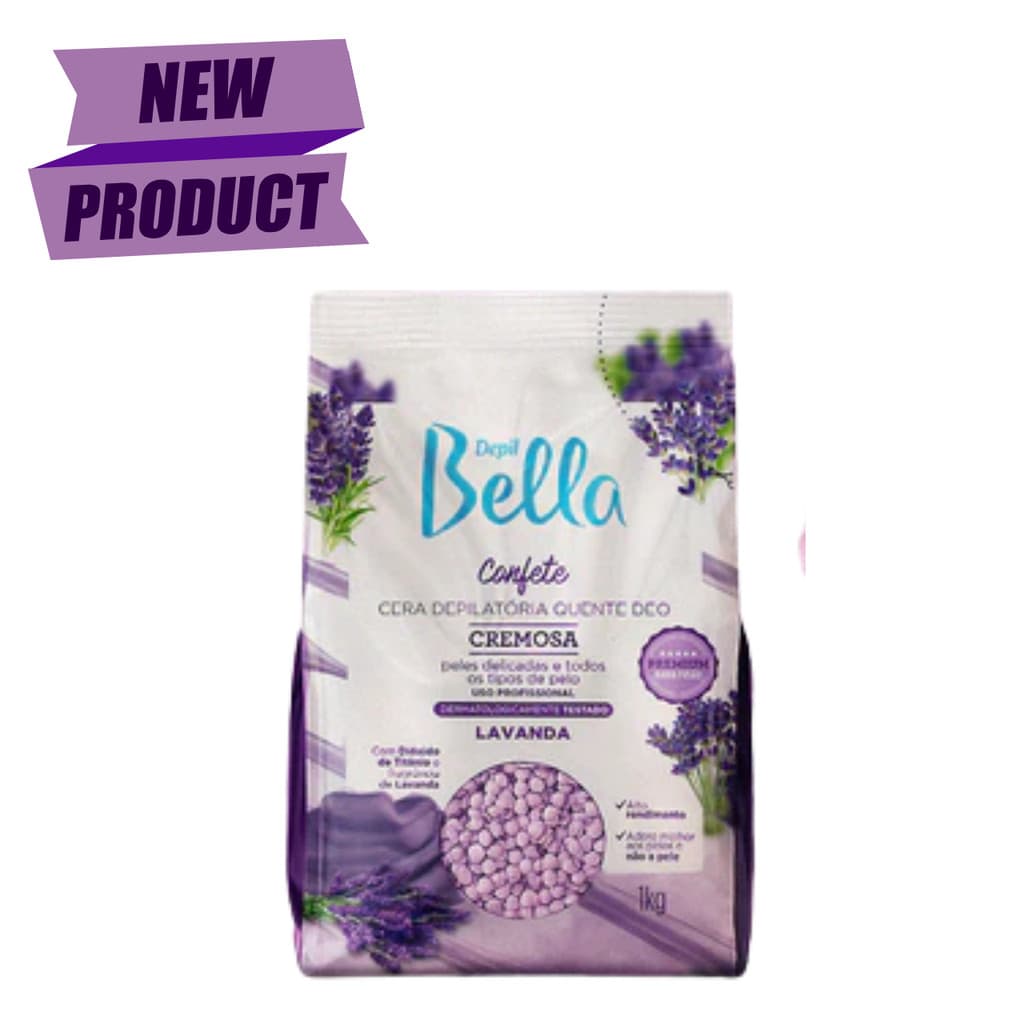 Cera Depil Bella Confete lavanda 1kg