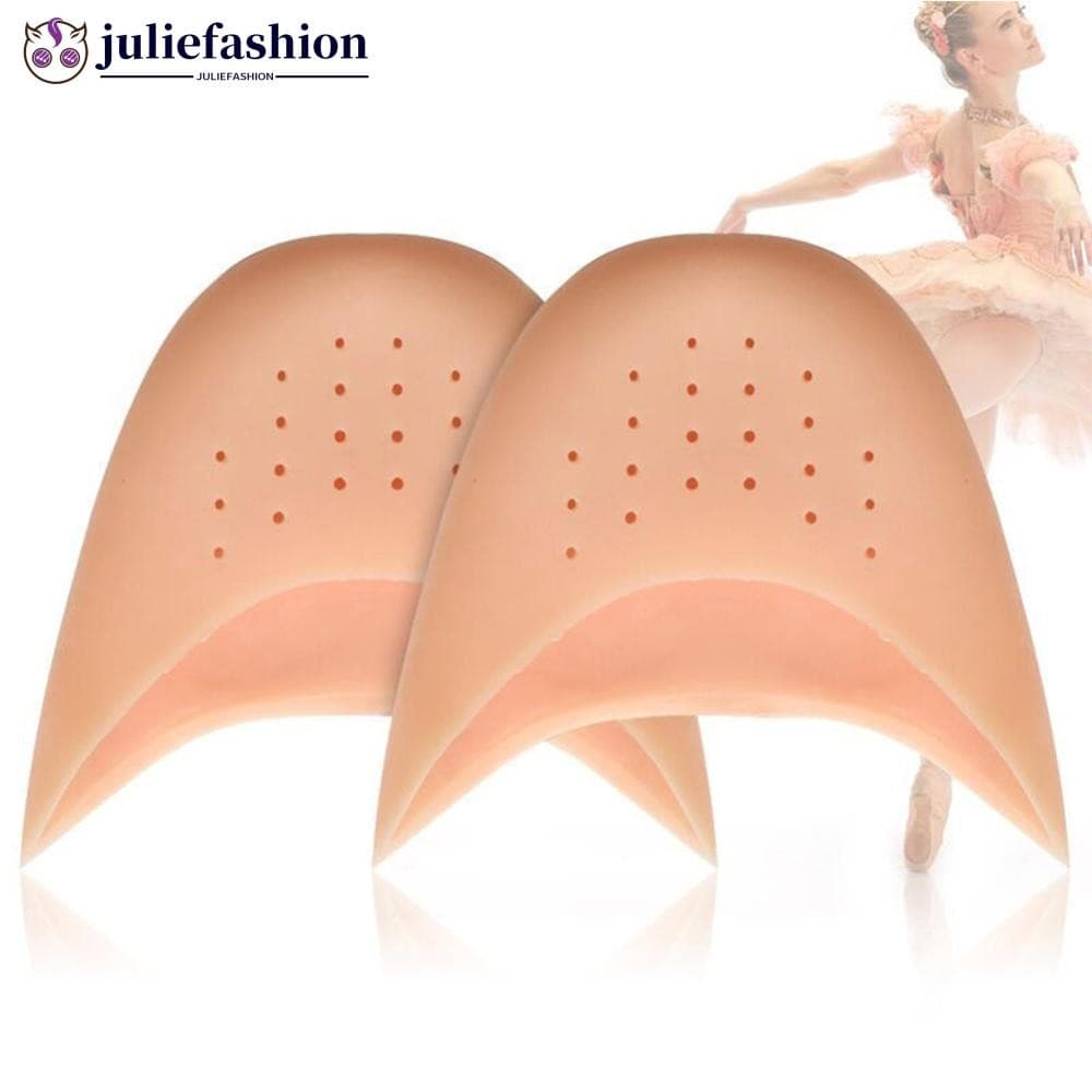 JULIEFASHION Protetor De Dedo Do Pé De Silicone Cuidados Com Os Dedos Dos Pés Almofada Antepé Confortável Respirável Dan